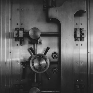Bank safe lock