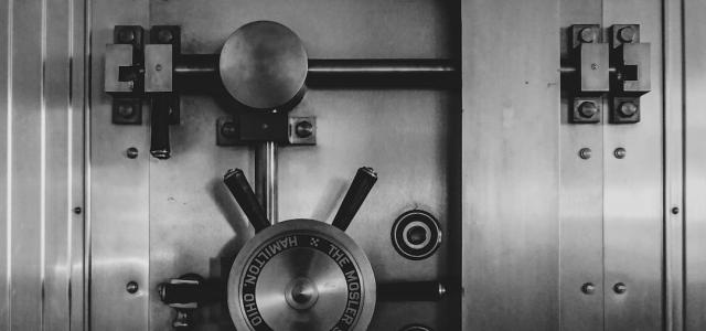 Bank safe lock